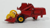 Vintage Lesney Products Matchbox Series No. 65 Claas Combine Harvester Red Die Cast Toy Farming Machinery Equipment Vehicle