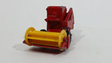 Vintage Lesney Products Matchbox Series No. 65 Claas Combine Harvester Red Die Cast Toy Farming Machinery Equipment Vehicle
