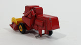 Vintage Lesney Products Matchbox Series No. 65 Claas Combine Harvester Red Die Cast Toy Farming Machinery Equipment Vehicle