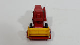 Vintage Lesney Products Matchbox Series No. 65 Claas Combine Harvester Red Die Cast Toy Farming Machinery Equipment Vehicle