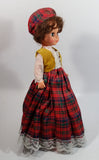 1960's Doll Music Box Clad in Scottish Outfit "Amazing Grace" - Treasure Valley Antiques & Collectibles