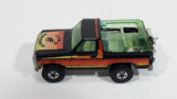 1982 Hot Wheels Ford Bronco Black Die Cast Toy Car SUV Vehicle BW Malaysia - Treasure Valley Antiques & Collectibles