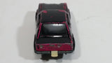 Vintage 1970 Lesney Products Matchbox Superfast Ford Capri Magenta Pink Painted Black No. 54 Die Cast Toy Car Vehicle with Opening Hood