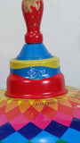 Vintage Automatic LBZ Rainbow Choral Top Spinning Metal Top