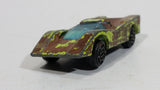 Vintage 1970s TinToys W.T. 238A "Red Shadow" Lime Green Die Cast Toy Sports Car Vehicle - Hong Kong