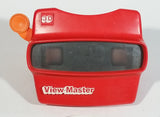 View Master 3D Viewer Red with 5 Vintage Reels (Alice in Wonderland, Winnie-The Pooh, Barbie and The Rockers, Happy Days, Look and see in 3D)
