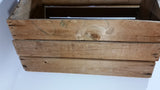 Vintage Early Mojonnier Inc Blue Mountain Brand Long Green Asparagus Vegetable Wooden Food Crate Walla Walla, Washington