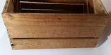 Vintage Early Mojonnier Inc Blue Mountain Brand Long Green Asparagus Vegetable Wooden Food Crate Walla Walla, Washington