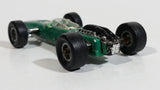 Vintage 1960s-1970s Majorette Formula 1 No. 228 Green Die Cast Toy Race Car Vehicle