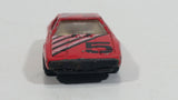 Vintage Unknown Brand Lotus #5 Red Die Cast Toy Exotic Car Vehicle