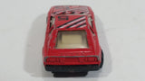 Vintage Unknown Brand Lotus #5 Red Die Cast Toy Exotic Car Vehicle