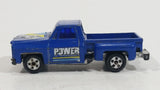 Vintage Universal Products "Power" Chevy Stepside Truck Blue Die Cast Toy Car Vehicle Made in Hong Kong