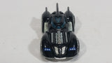 2012 Hot Wheels Batman Vehicles Then and Now Arkham Asylum Batmobile Black Die Cast Toy Car Superhero Vehicle