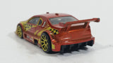 2008 Hot Wheels Amazoom Orange Yellow Die Cast Toy Car Vehicle - Treasure Valley Antiques & Collectibles