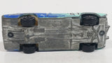 Vintage Yatming Dodge Charger Teal Blue #81 Auto Team No. 1081 Die Cast Toy Car Vehicle with Opening Doors - Made in Hong Kong