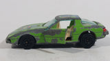 Vintage Yatming Mazda RX-7 "Ricky" Green No. 69 Die Cast Toy Car Vehicle with Opening Doors