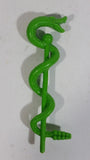 Vintage 1985 Mattel MOTU Masters of The Universe King Hiss Green Snake Staff Plastic Toy He-Man