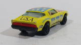 Vintage Yatming Pontiac Trans Am Turbo T/A #30 New York City U.S.A. No. 1030 Yellow Die Cast Toy Muscle Car Vehicle