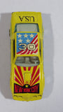 Vintage Yatming Pontiac Trans Am Turbo T/A #30 New York City U.S.A. No. 1030 Yellow Die Cast Toy Muscle Car Vehicle