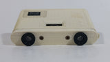 Vintage Sports Glass Binoculars In White Flip Up Plastic Case 3 x 25 m/m