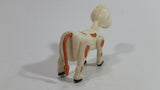 Vintage 1967 Fisher Price Little People Farm Brown Spotted White Cow Hong Kong
