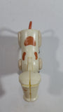 Vintage 1967 Fisher Price Little People Farm Brown Spotted White Cow Hong Kong