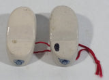 Vintage Delft Blue Handpainted Holland Windmill 2" Long Shoe Set