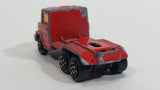 Vintage Majorette Magirus Red Semi Tractor Truck 1:100 Scale Die Cast Toy Car Trucking Rig Vehicle Version 2 - Treasure Valley Antiques & Collectibles
