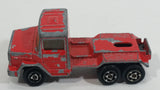 Vintage Majorette Magirus Red Semi Tractor Truck 1:100 Scale Die Cast Toy Car Trucking Rig Vehicle Version 2 - Treasure Valley Antiques & Collectibles