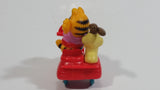 Vintage 1989 Garfield and Odie on a Motorbike McDonalds Happy Meal Toy