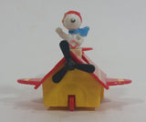 Vintage 1989 Peanuts Gang Pop Mobiles United Features Syndicate Snoopy Flying Ace Doghouse Plastic Toy McDonald's Happy Meals