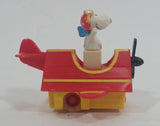 Vintage 1989 Peanuts Gang Pop Mobiles United Features Syndicate Snoopy Flying Ace Doghouse Plastic Toy McDonald's Happy Meals