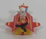 Vintage 1989 Peanuts Gang Pop Mobiles United Features Syndicate Snoopy Flying Ace Doghouse Plastic Toy McDonald's Happy Meals