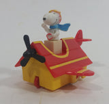 Vintage 1989 Peanuts Gang Pop Mobiles United Features Syndicate Snoopy Flying Ace Doghouse Plastic Toy McDonald's Happy Meals