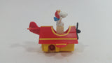 Vintage 1989 Peanuts Gang Pop Mobiles United Features Syndicate Snoopy Flying Ace Doghouse Plastic Toy McDonald's Happy Meals