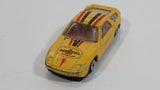 Vintage Zee Toys Dyna Wheels Porsche 928S Pennzoil Yellow Die Cast Toy Car Vehicle