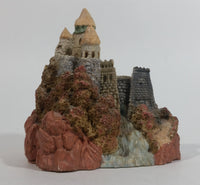 Castle House Built on Rocky Ocean Front Cliff Decorative Resin Ornament