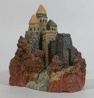 Castle House Built on Rocky Ocean Front Cliff Decorative Resin Ornament