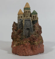 Castle House Built on Rocky Ocean Front Cliff Decorative Resin Ornament