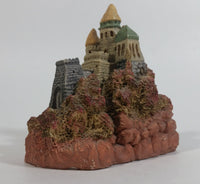 Castle House Built on Rocky Ocean Front Cliff Decorative Resin Ornament