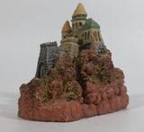 Castle House Built on Rocky Ocean Front Cliff Decorative Resin Ornament