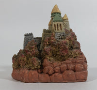 Castle House Built on Rocky Ocean Front Cliff Decorative Resin Ornament