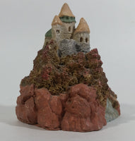 Castle House Built on Rocky Ocean Front Cliff Decorative Resin Ornament