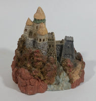 Castle House Built on Rocky Ocean Front Cliff Decorative Resin Ornament