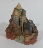 Castle House Built on Rocky Ocean Front Cliff Decorative Resin Ornament