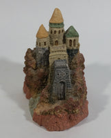 Castle House Built on Rocky Ocean Front Cliff Decorative Resin Ornament