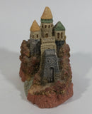 Castle House Built on Rocky Ocean Front Cliff Decorative Resin Ornament