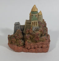 Castle House Built on Rocky Ocean Front Cliff Decorative Resin Ornament