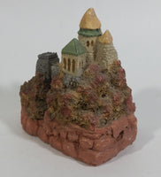 Castle House Built on Rocky Ocean Front Cliff Decorative Resin Ornament
