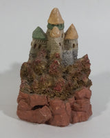 Castle House Built on Rocky Ocean Front Cliff Decorative Resin Ornament